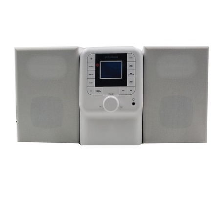 SYLVANIA Bluetooth Micro System (White) SRCD2732BT-WHITE